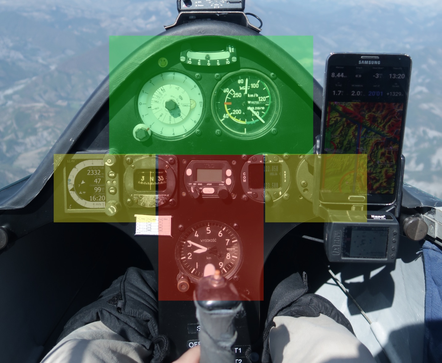 Optimal Glider Panel Layout